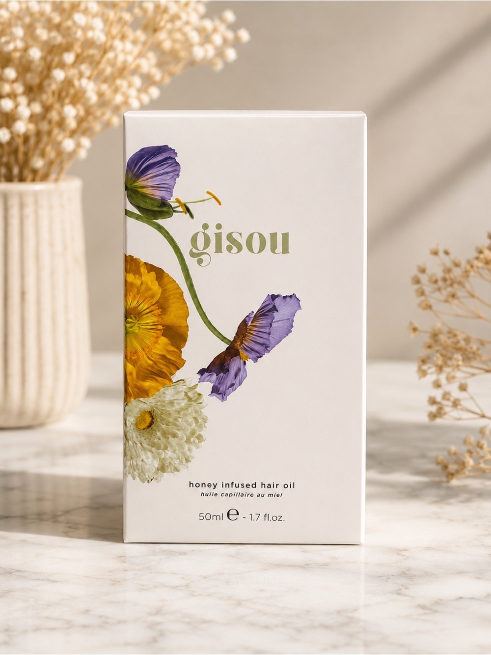 Gisou Honey Infused Hair Oil 50ml Full Size Brand New in Box